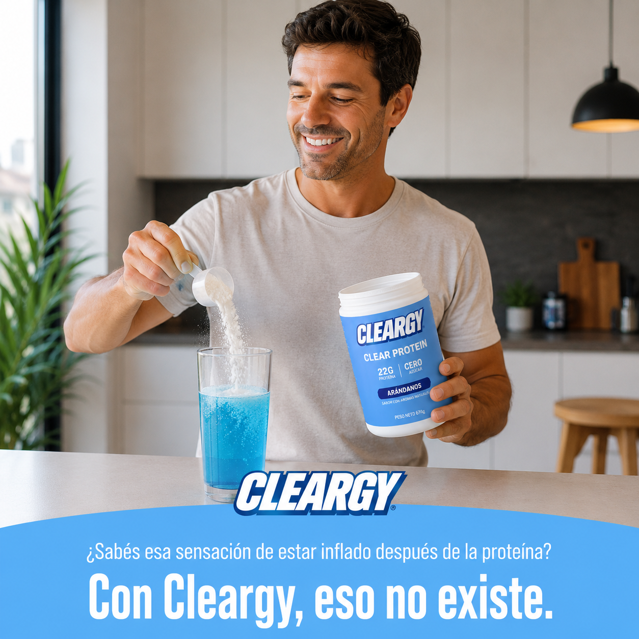 Proteina en Agua Sabor Arándanos