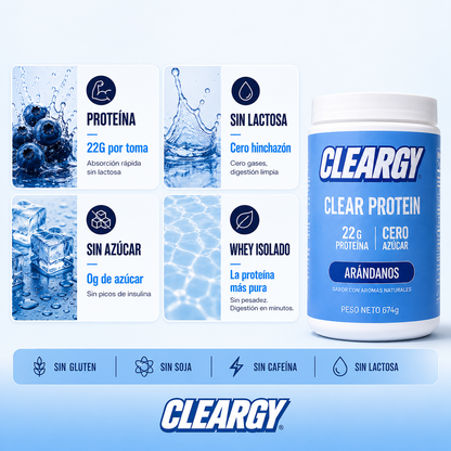 Proteina en Agua Sabor Arándanos