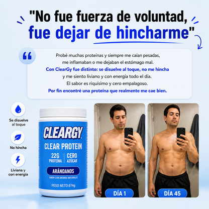 Proteina en Agua Sabor Arándanos